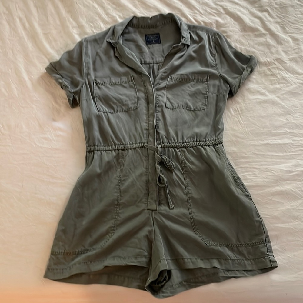 Abercrombie & Fitch Button-Up Romper